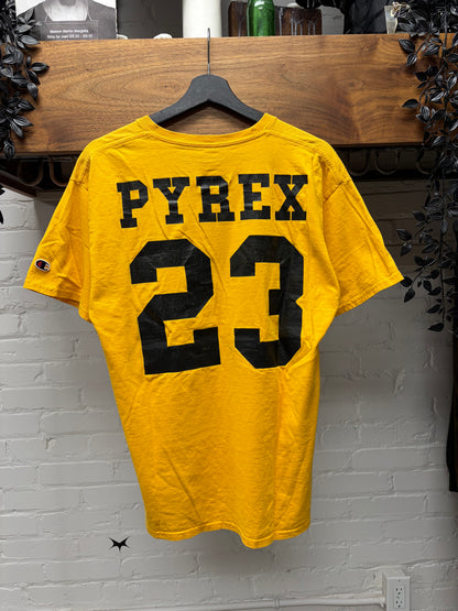 Pyrex Early Champion Blank ‘23 Jersey’ Yellow Graphic T-Shirt