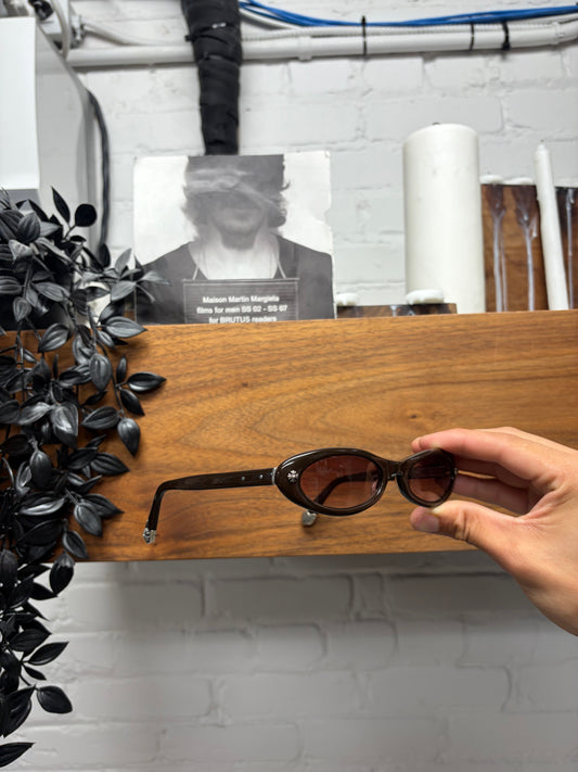 Chrome Hearts ‘Tart’ Brown Oval Shape Sunglasses