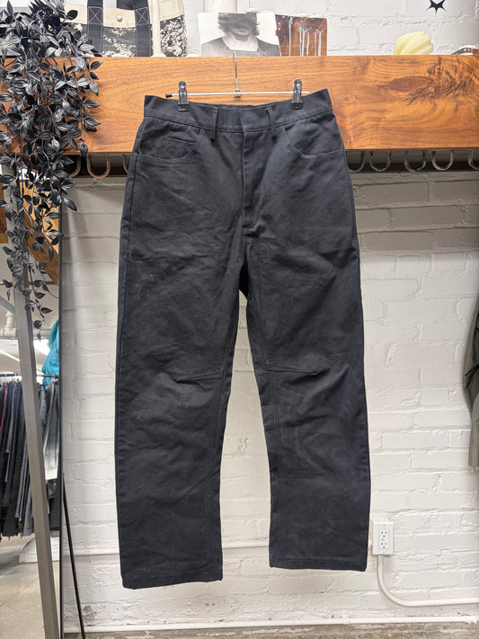 Entire Studios ‘Task’ Mid Rise Straight Leg Black Denim