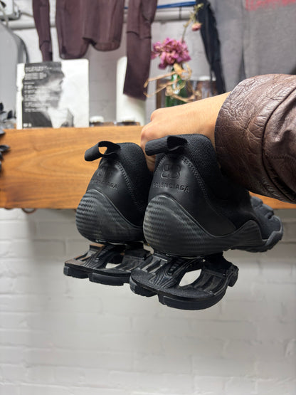 Balenciaga x Vibram ‘Zero’ Spring Platform Black Low Top Toe Shoes