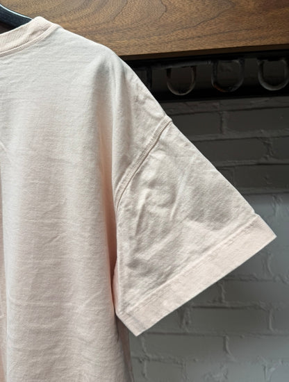 Acne Studios ‘Stockholm Logo’ Faded Pink Jersey Cotton T-Shirt