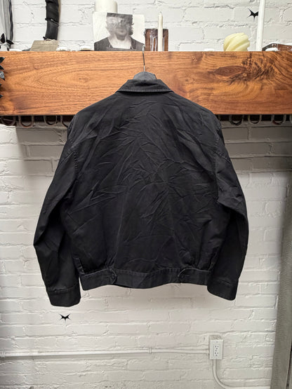 Vintage Valentino Embroidered Logo Work Jacket