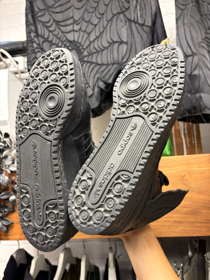 Jeremy Scott x Adidas ‘Wings 4.0’ Triple Black High Top Sneakers