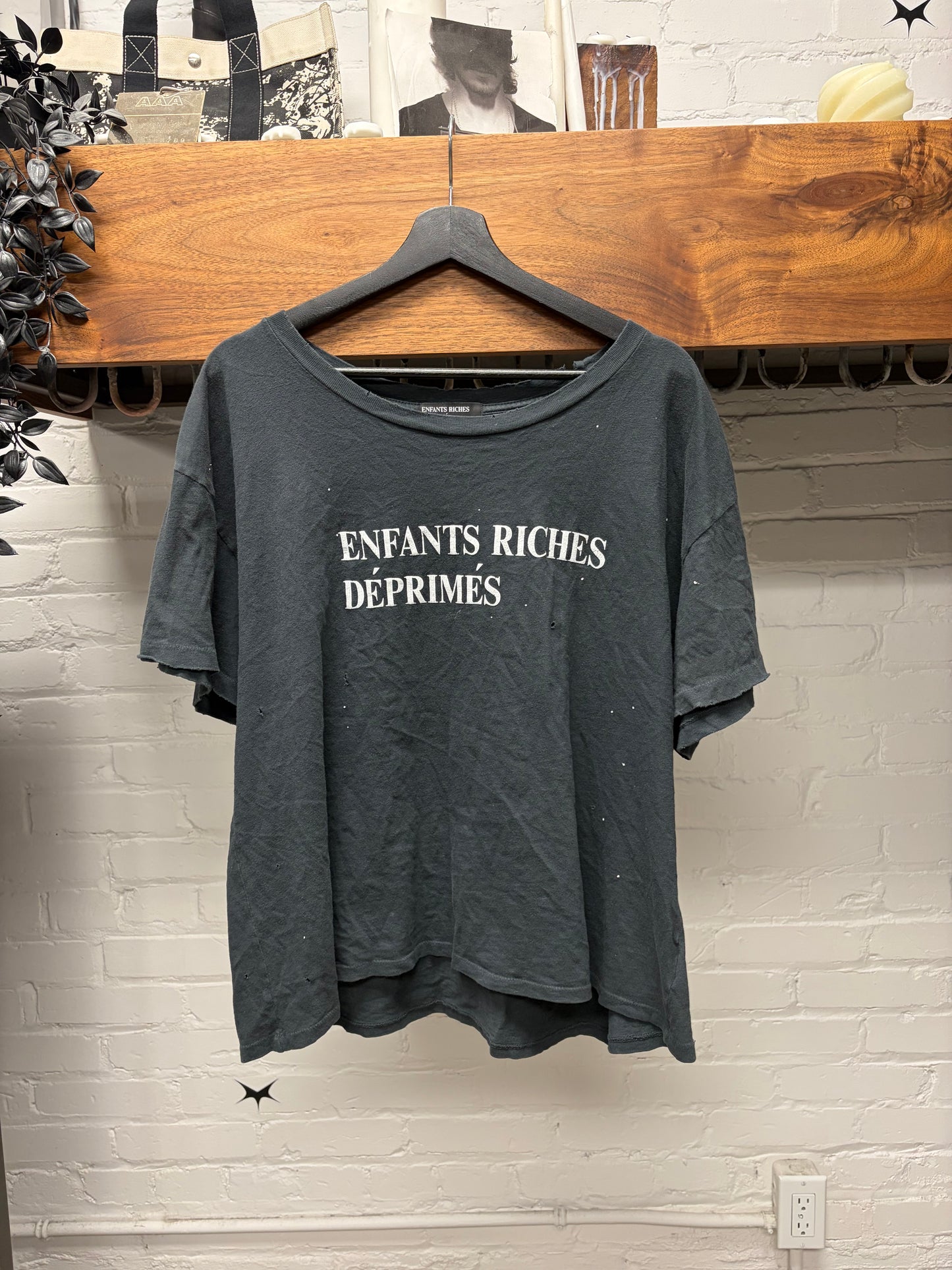 Enfants Riches Deprimes Distressed ‘Painter’ Logo T-Shirt