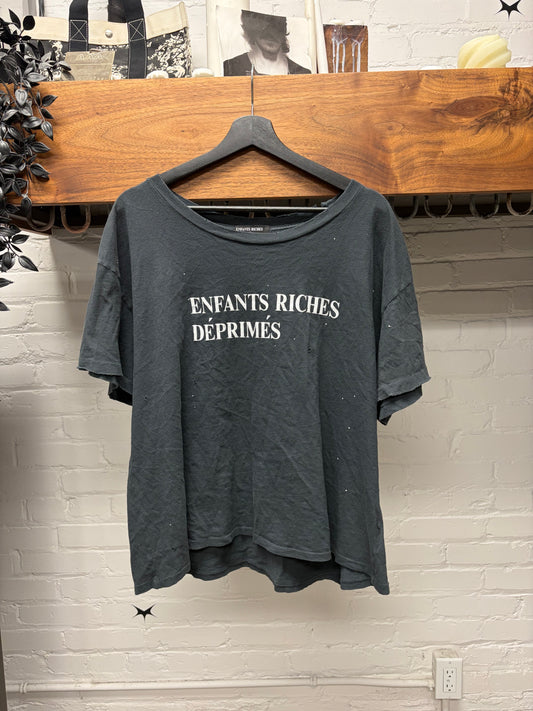Enfants Riches Deprimes Distressed ‘Painter’ Logo T-Shirt