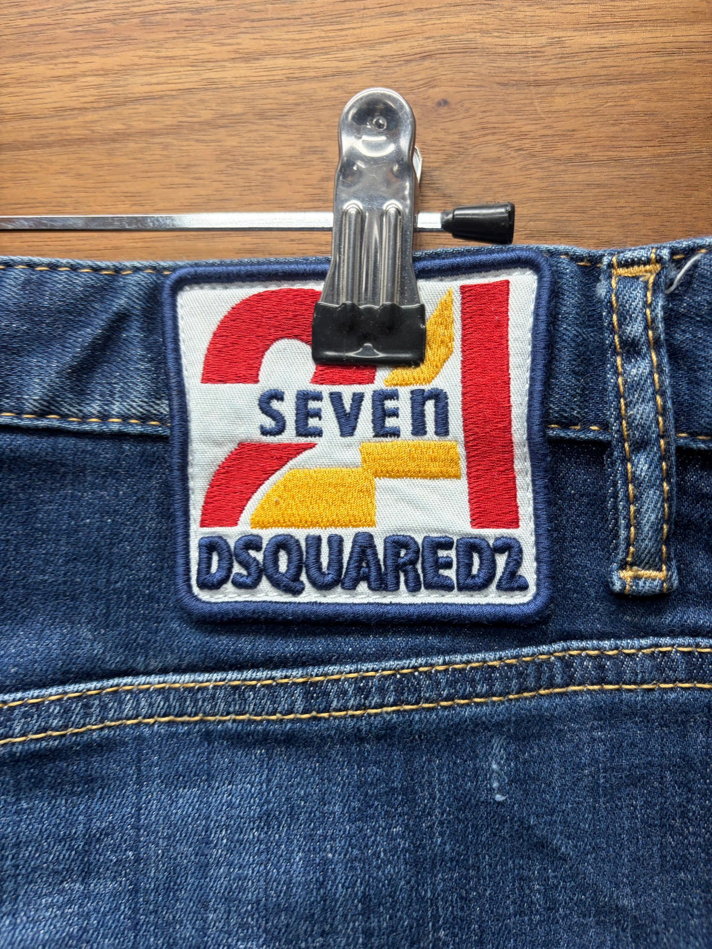 SS2023 Dsquared2 Blue ‘DS24/7’ Skinny Jeans