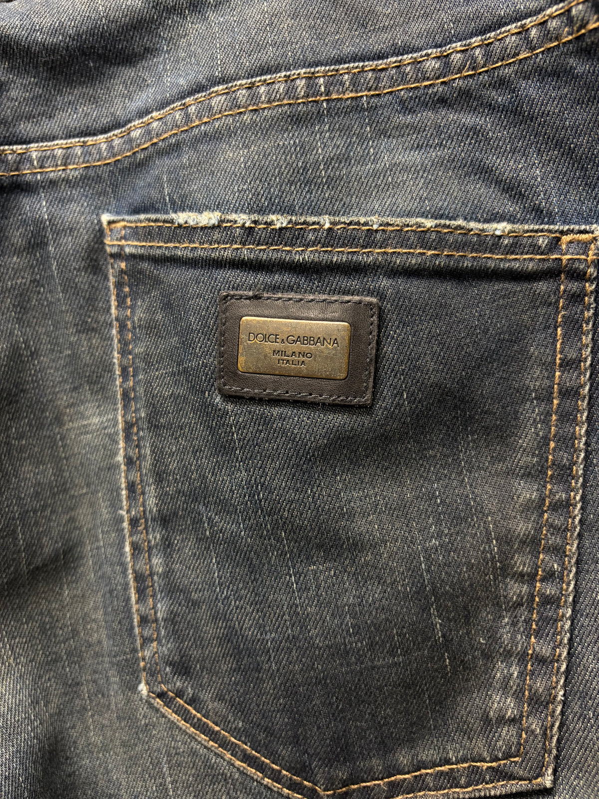 Dolce & Gabbana Dark Washed Blue Skinny Jeans