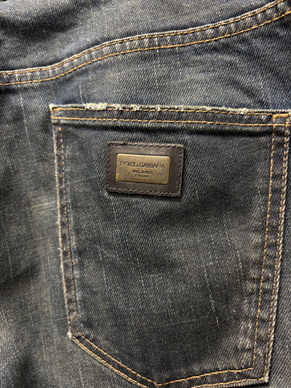 Dolce & Gabbana Dark Washed Blue Skinny Jeans