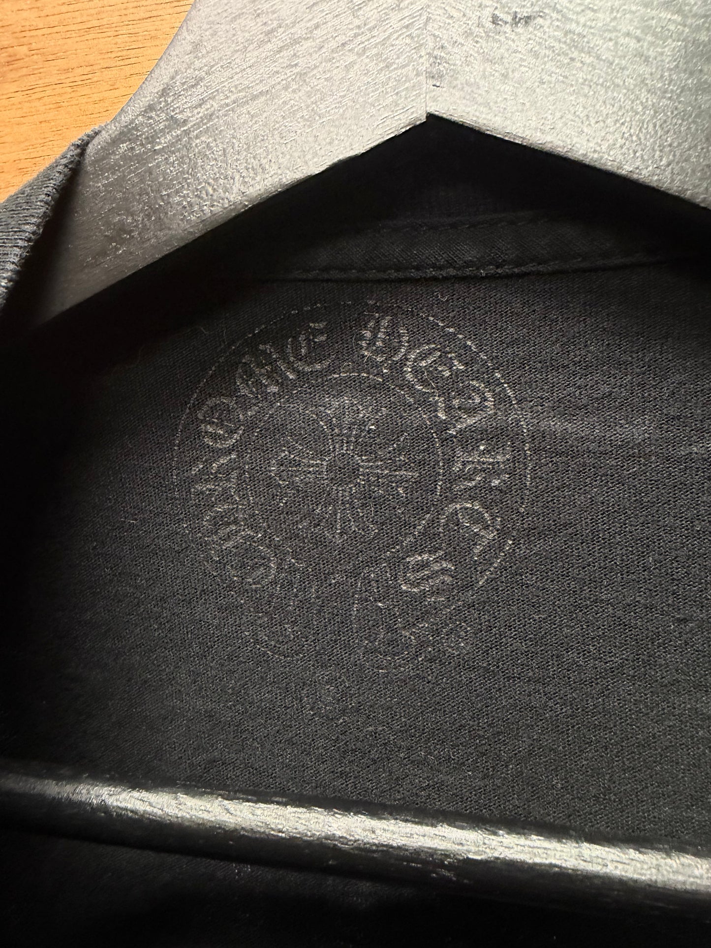 Chrome Hearts Black/Red ‘Vine Dagger’ Long Sleeve Shirt