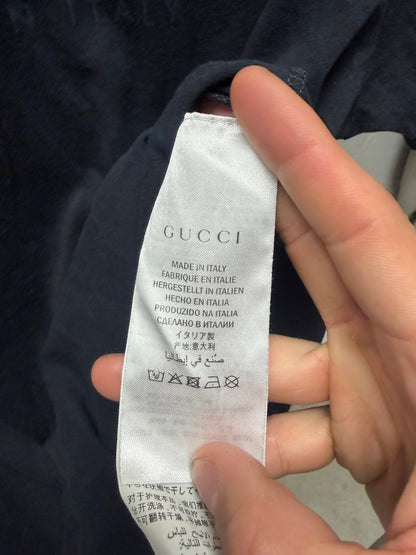 Gucci ‘Basic Logo’ Black Cotton T-Shirt