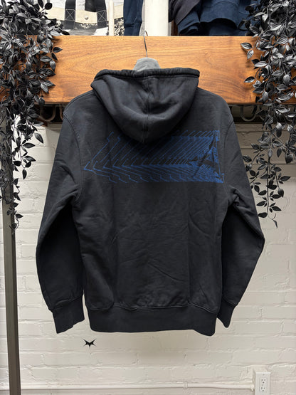 AW2018 Palace ‘Grand Master’ Black/Blue Logo Hoodie