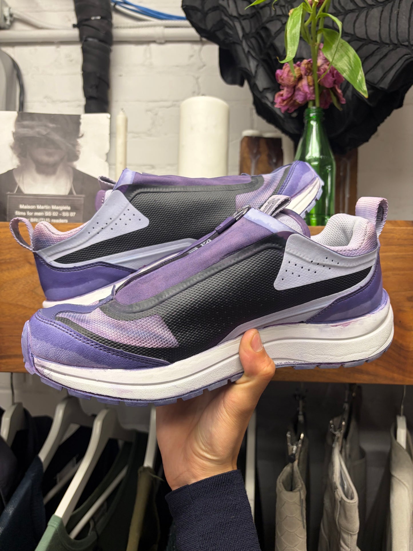 Boris Bidjan Saberi x Salomon ‘Bamba 2’ Purple Low Top Sneakers