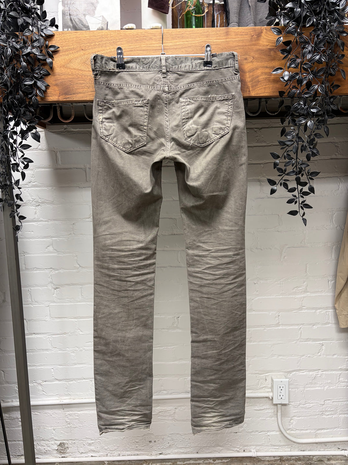 AW2007 Rick Owens DRKSHDW ‘Exploder’ Dust Distressed Skinny Denim