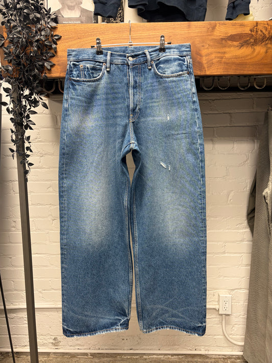 Acne Studios ‘2021M’ Washed Blue Wide Leg Denim