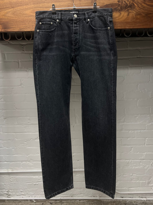 2021 Balenciaga ‘Washed Grey’ Organic Twill Denim