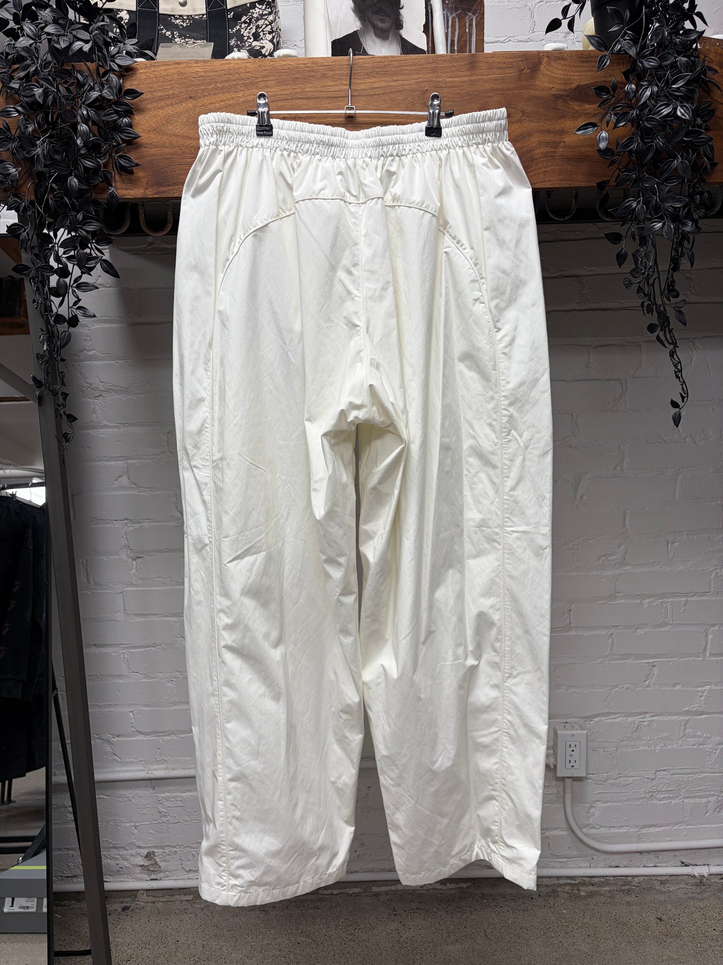 AW2023 Balenciaga ‘Soccer Tracksuit’ White Wide Leg Track Pants