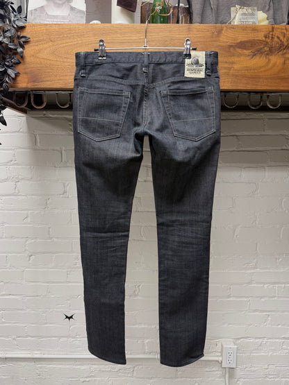 2000s Hysteric Glamour Studded Black Skinny Jeans