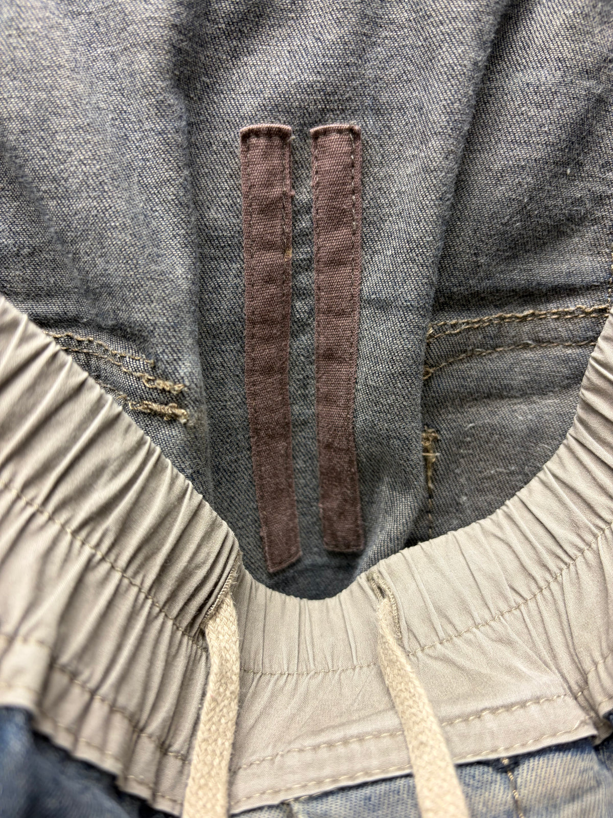 2016 Rick Owens ‘Hustler’ Drop Crotch Drawstring Pants
