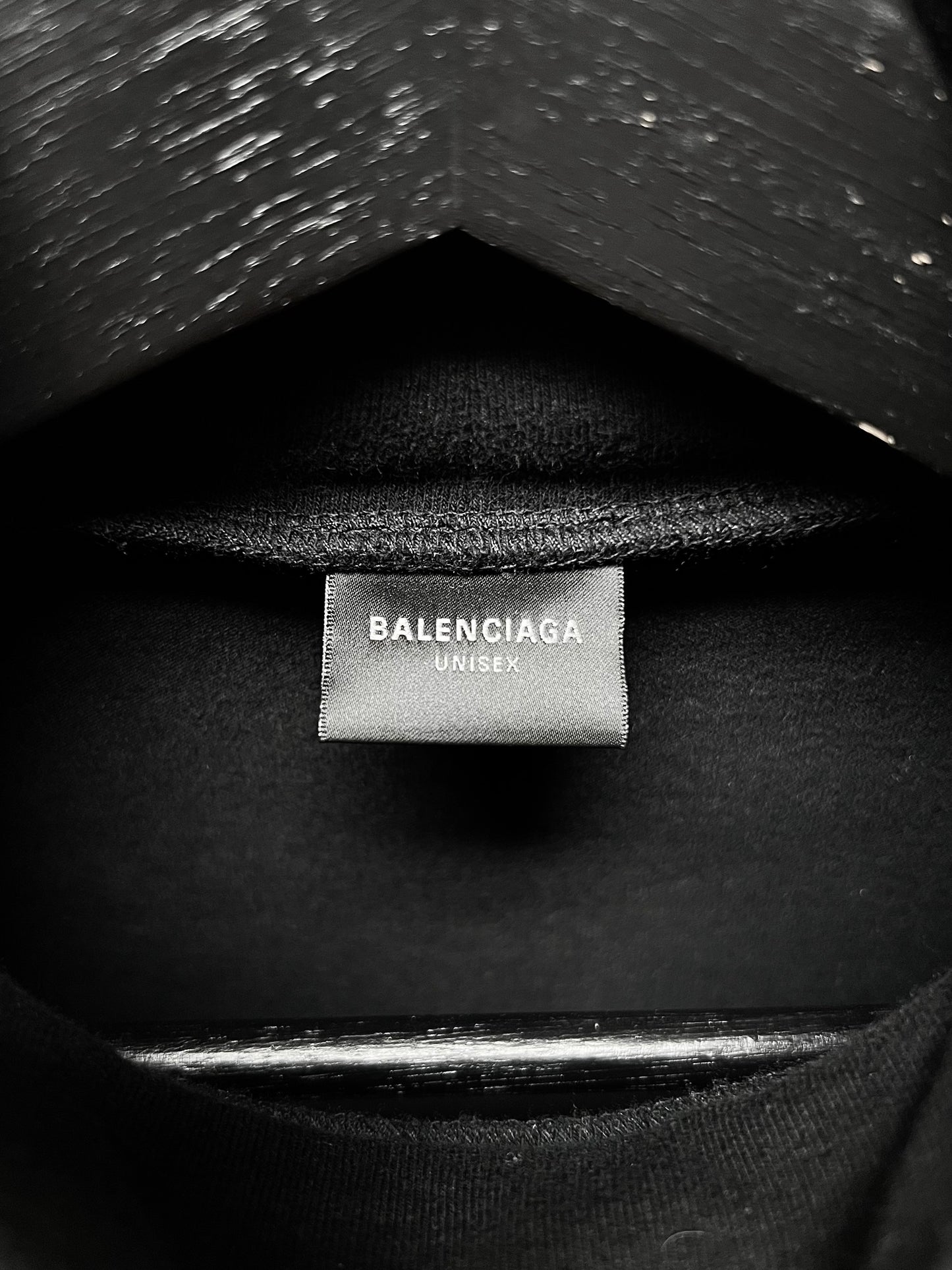 2023 Balenciaga ‘Padded Shoulder’ Mock Neck Long Sleeve Shirt