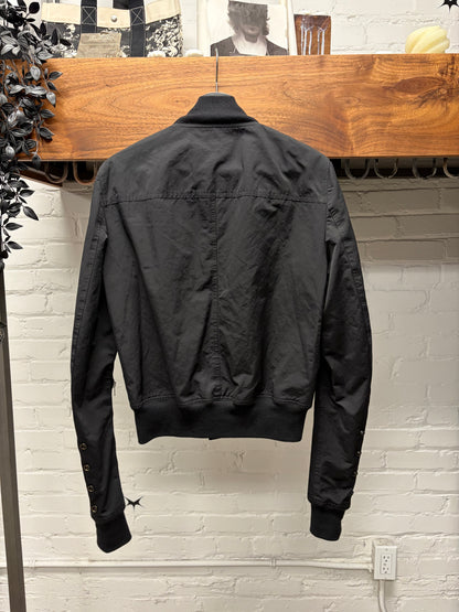 Rick Owens DRKSHDW Black Classic ‘Flight’ Bomber Jacket