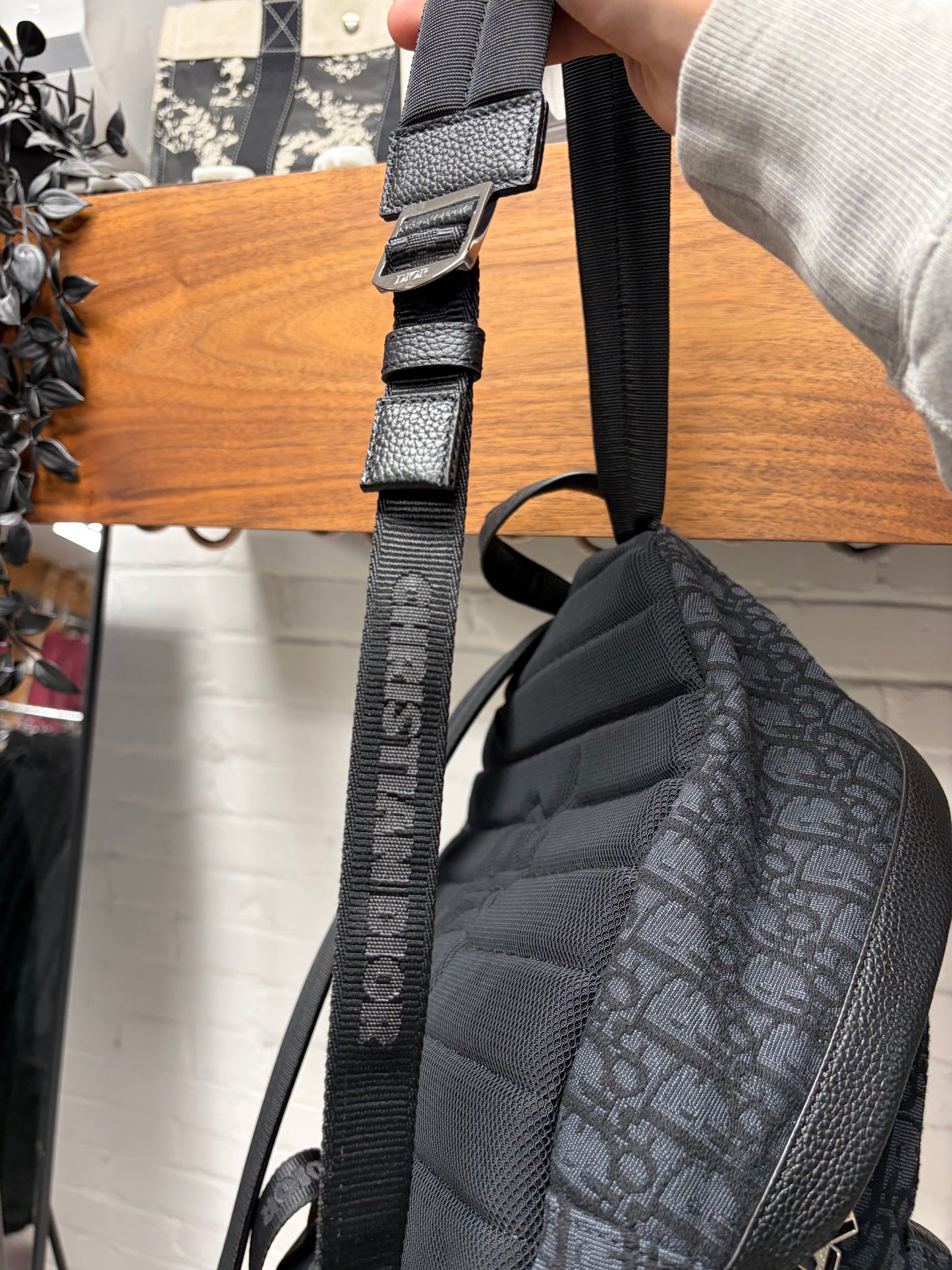 Dior Obliqué Jacquard Canvas Trotter Monogram ‘Rider’ Backpack