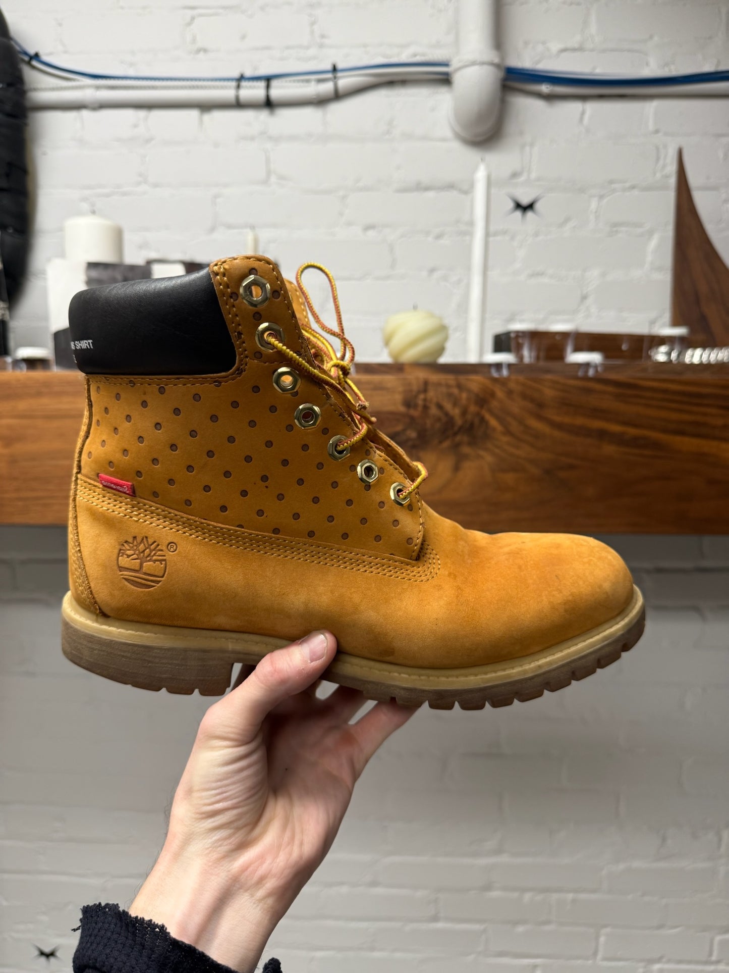 2015 Supreme x Comme Des Garçons Timberland Premium Boots