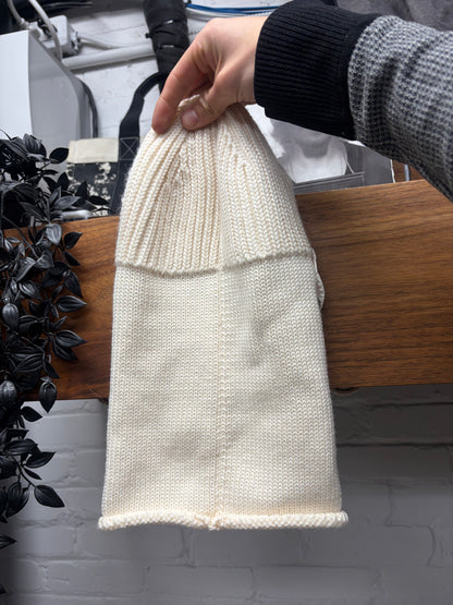 C.P. Company ‘Goggles’ Cream Ribbed Ski Mask