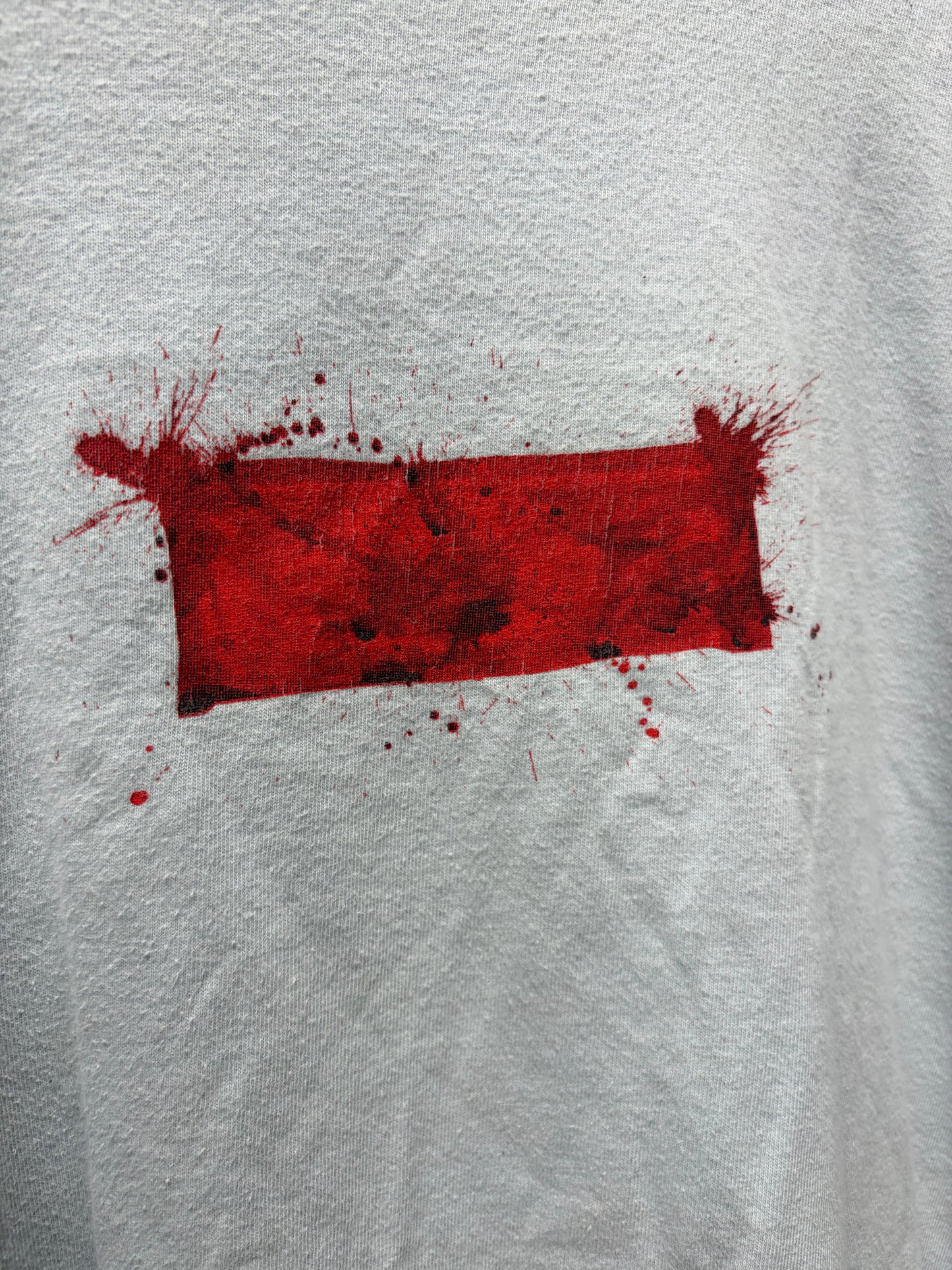 SS2022 Supreme x Ralph Steadman Pale Blue ‘Bloody’ Box Logo T-Shirt