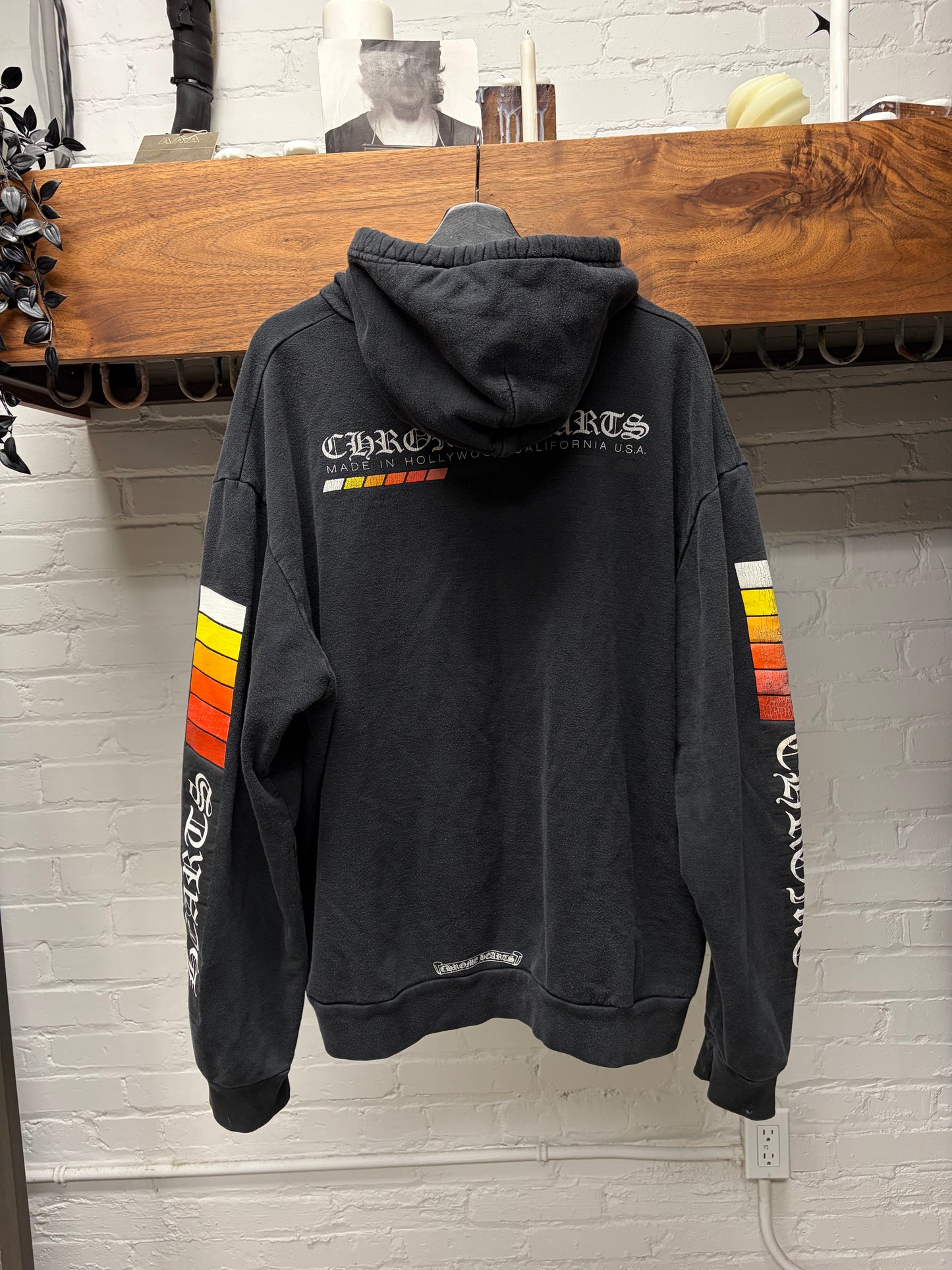 Chrome Hearts ‘Boost Logo’ Black Pullover Hoodie