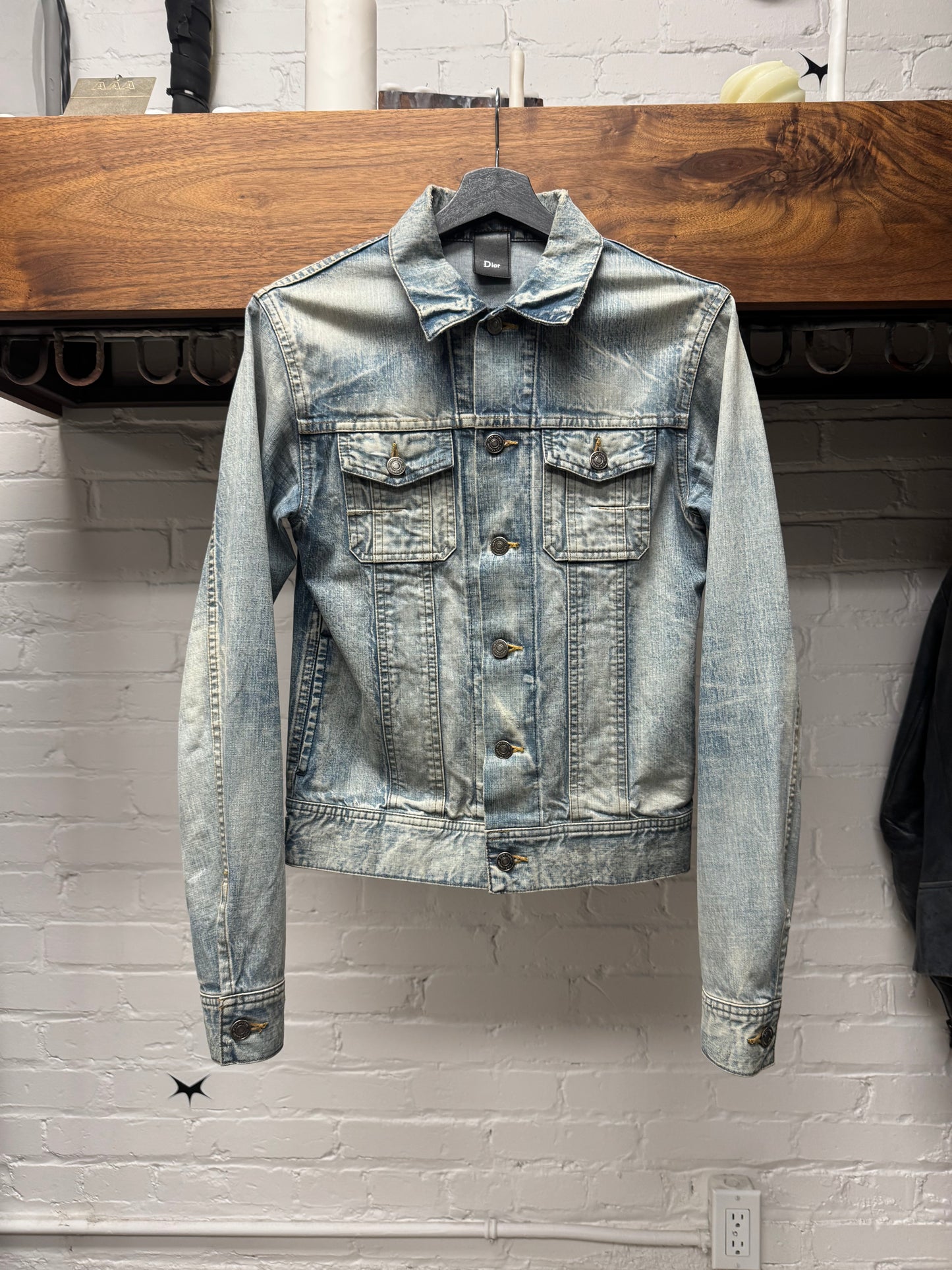 Dior Homme by Kris Van Assche ‘Light Wash Blue’ Denim Trucker Jacket