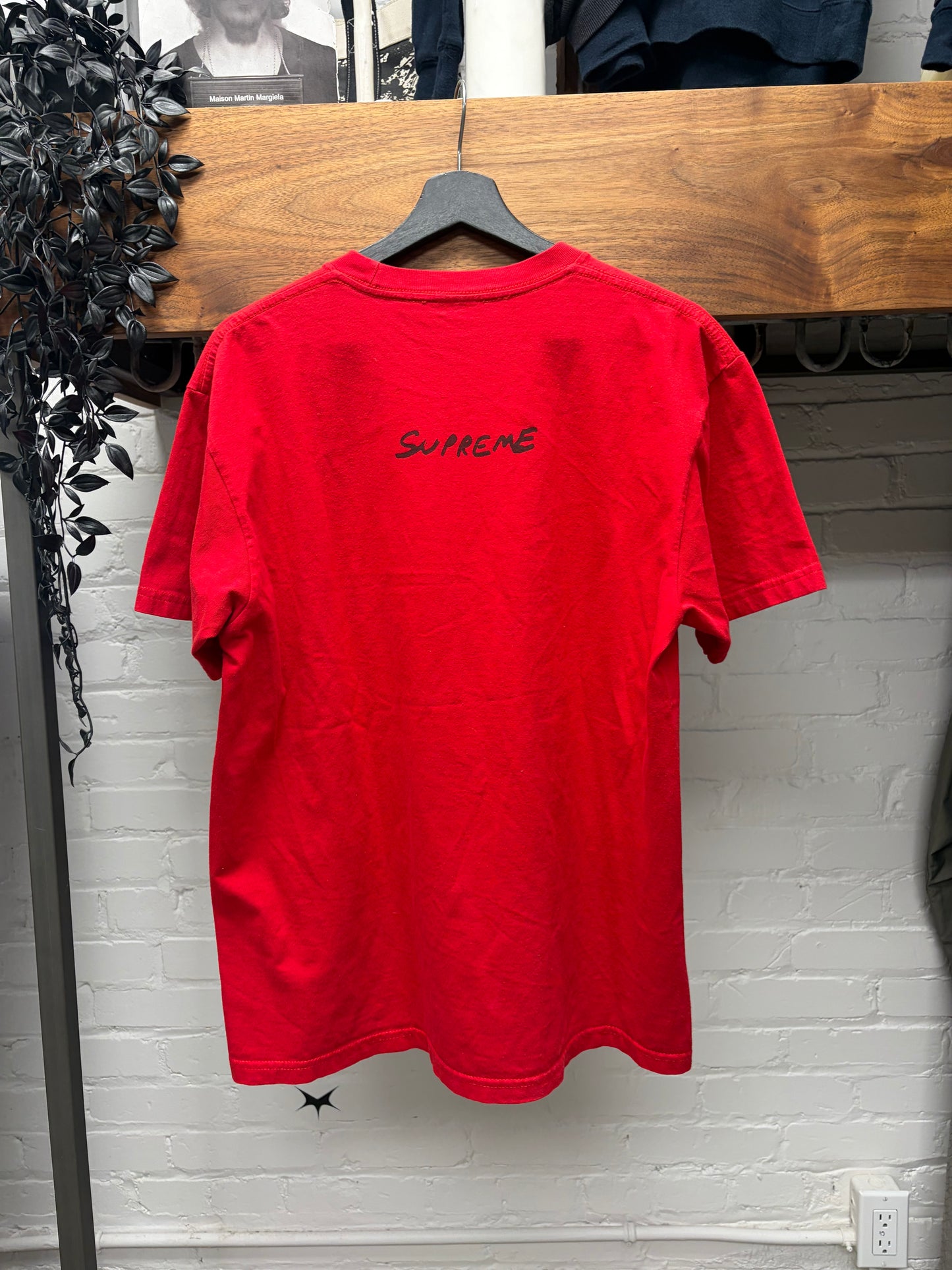 SS2019 Supreme ‘Reaper’ Josh Smith Red Graphic T-Shirt