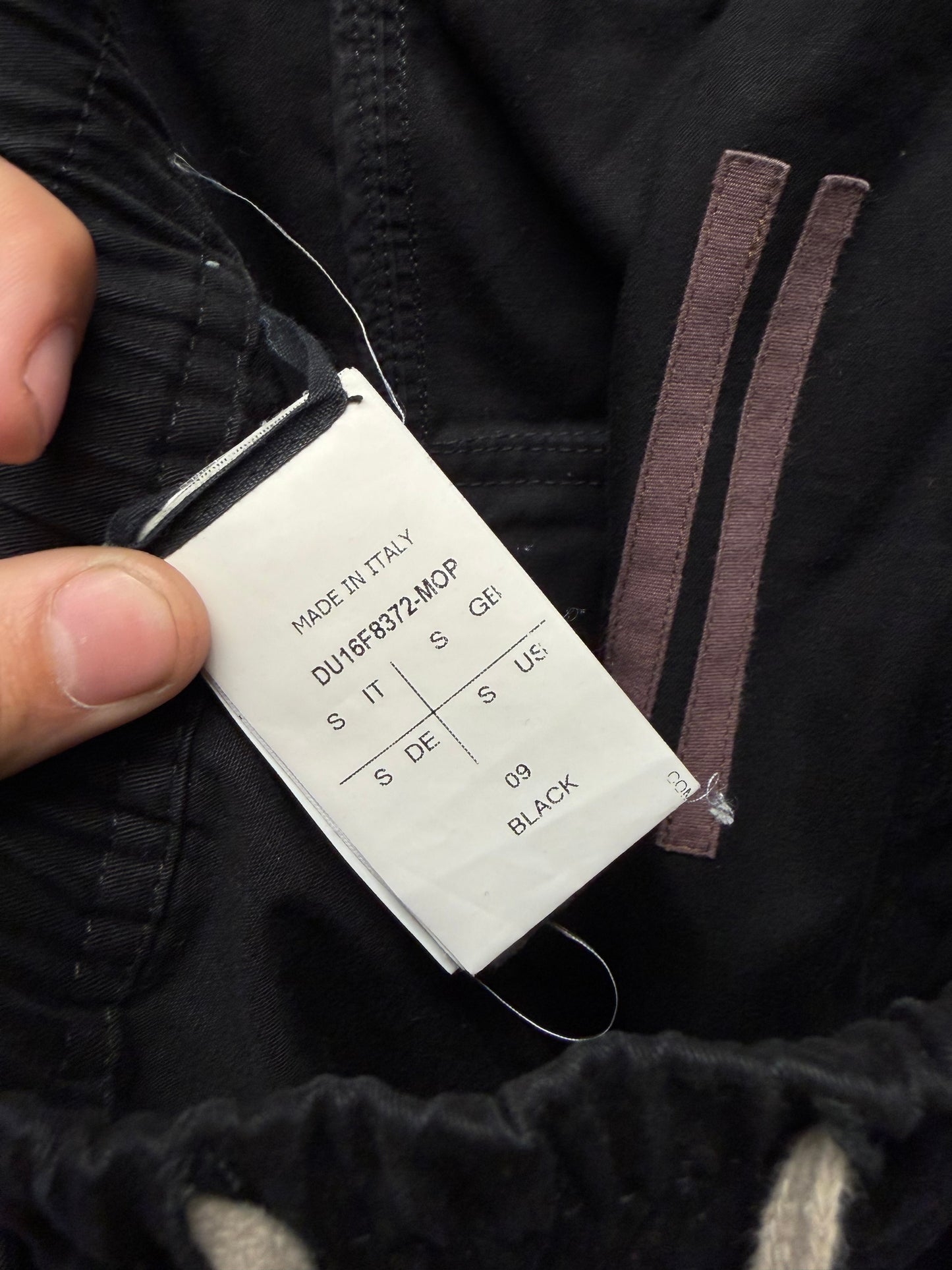 Rick Owens ‘Memphis’ Black Pod Drop Crotch Pants