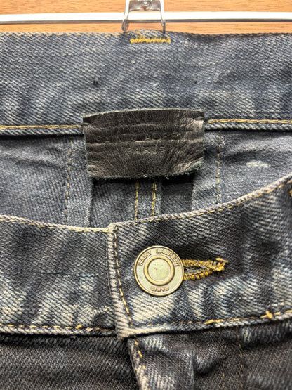 2013 Saint Laurent by Hedi Slimane ‘Oil Spill’ D02 Skinny Jeans