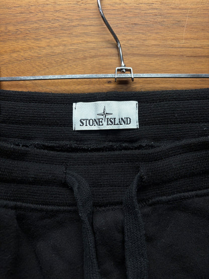Stone Island Badge Logo Black Sweatpants