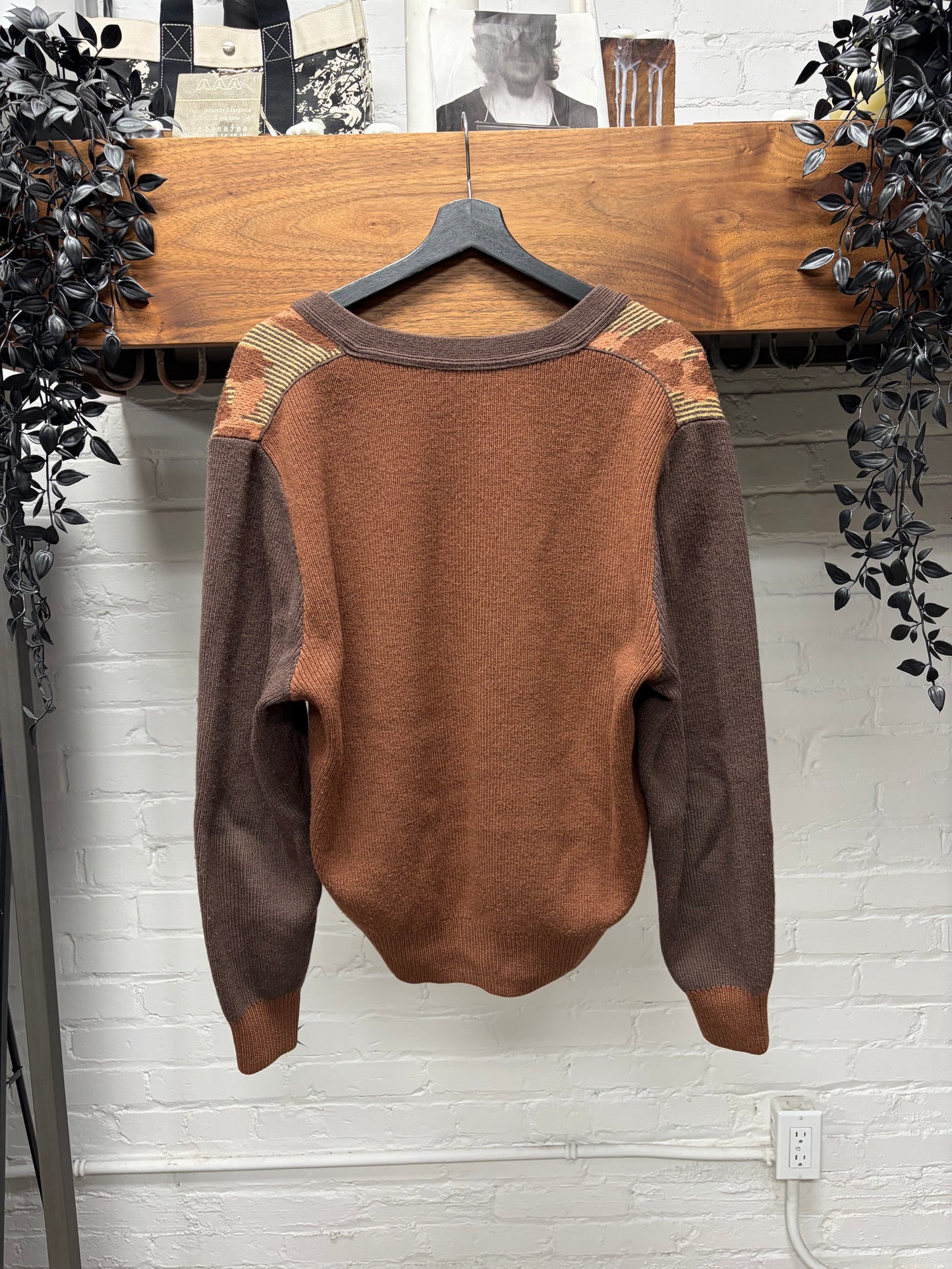 Acne Studios ‘Kallard’ Leopard Jacquard Knit Wool Cardigan