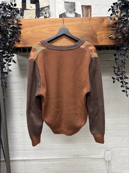 Acne Studios ‘Kallard’ Leopard Jacquard Knit Wool Cardigan