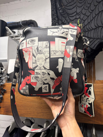 SS2018 Prada ‘Comic Strip’ Full Print Leather Crossbody Bag