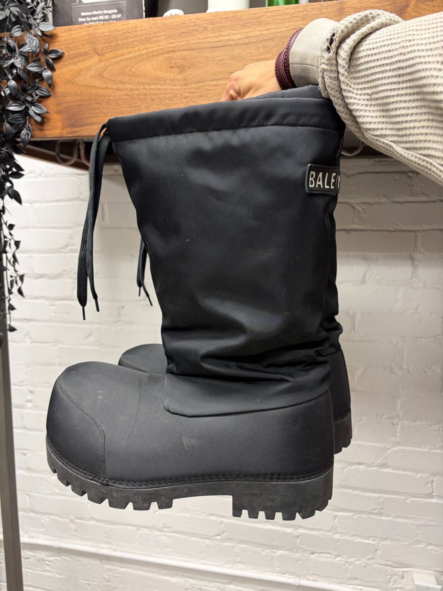 Balenciaga ‘Alaska’ Black High Top Oversized Ski Boots