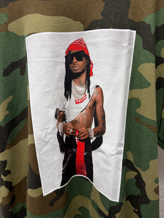 AW2025 Supreme ‘Playboy Carti’ Camo Photo T-Shirt