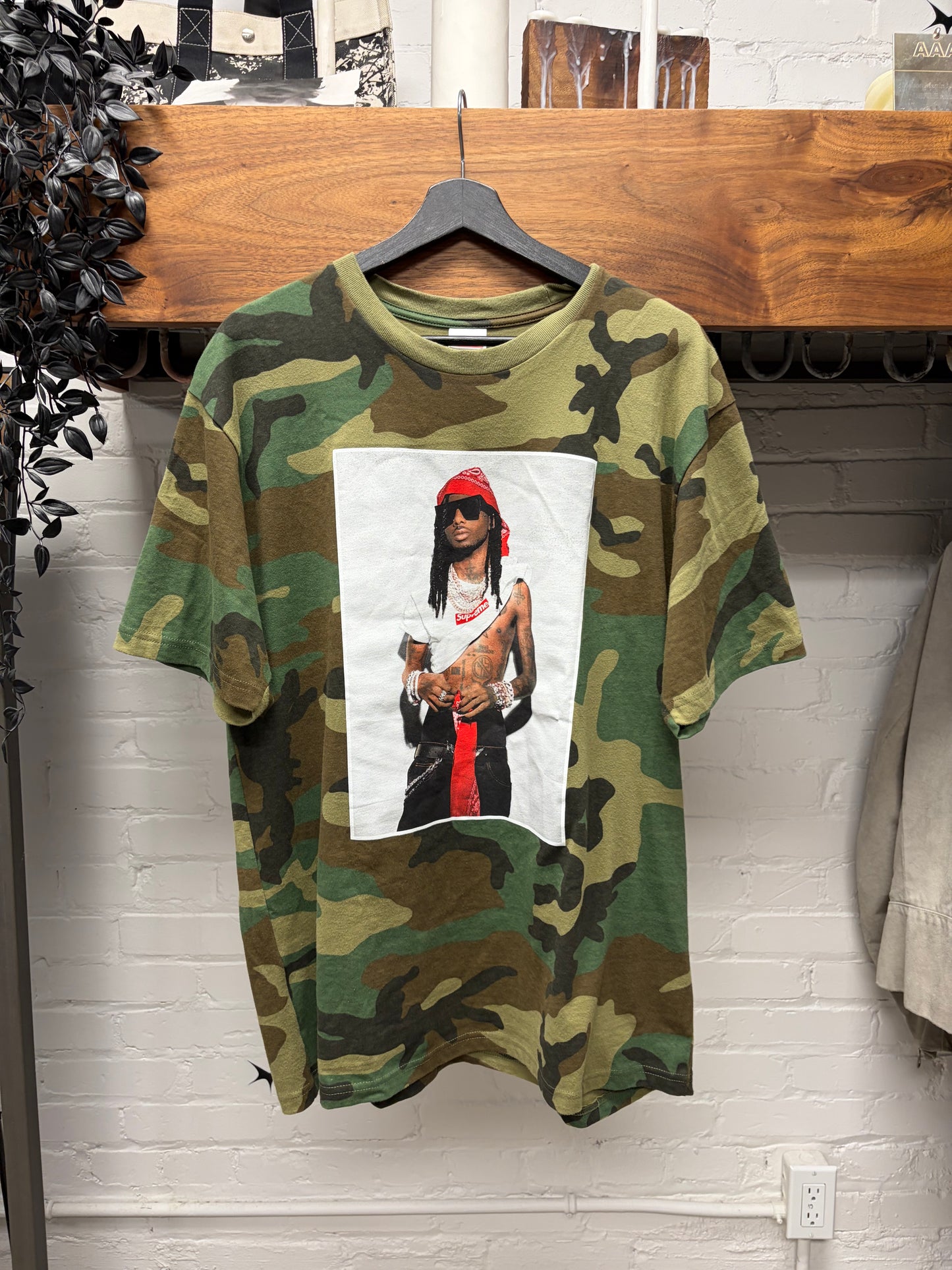 AW2025 Supreme ‘Playboy Carti’ Camo Photo T-Shirt