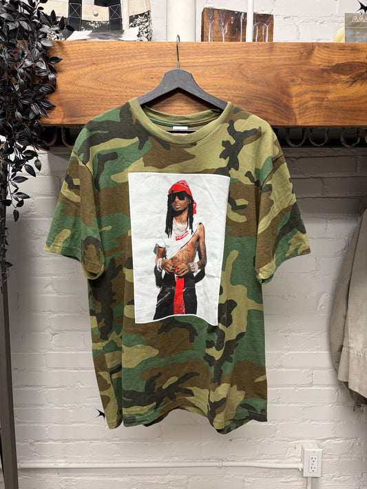 AW2025 Supreme ‘Playboy Carti’ Camo Photo T-Shirt