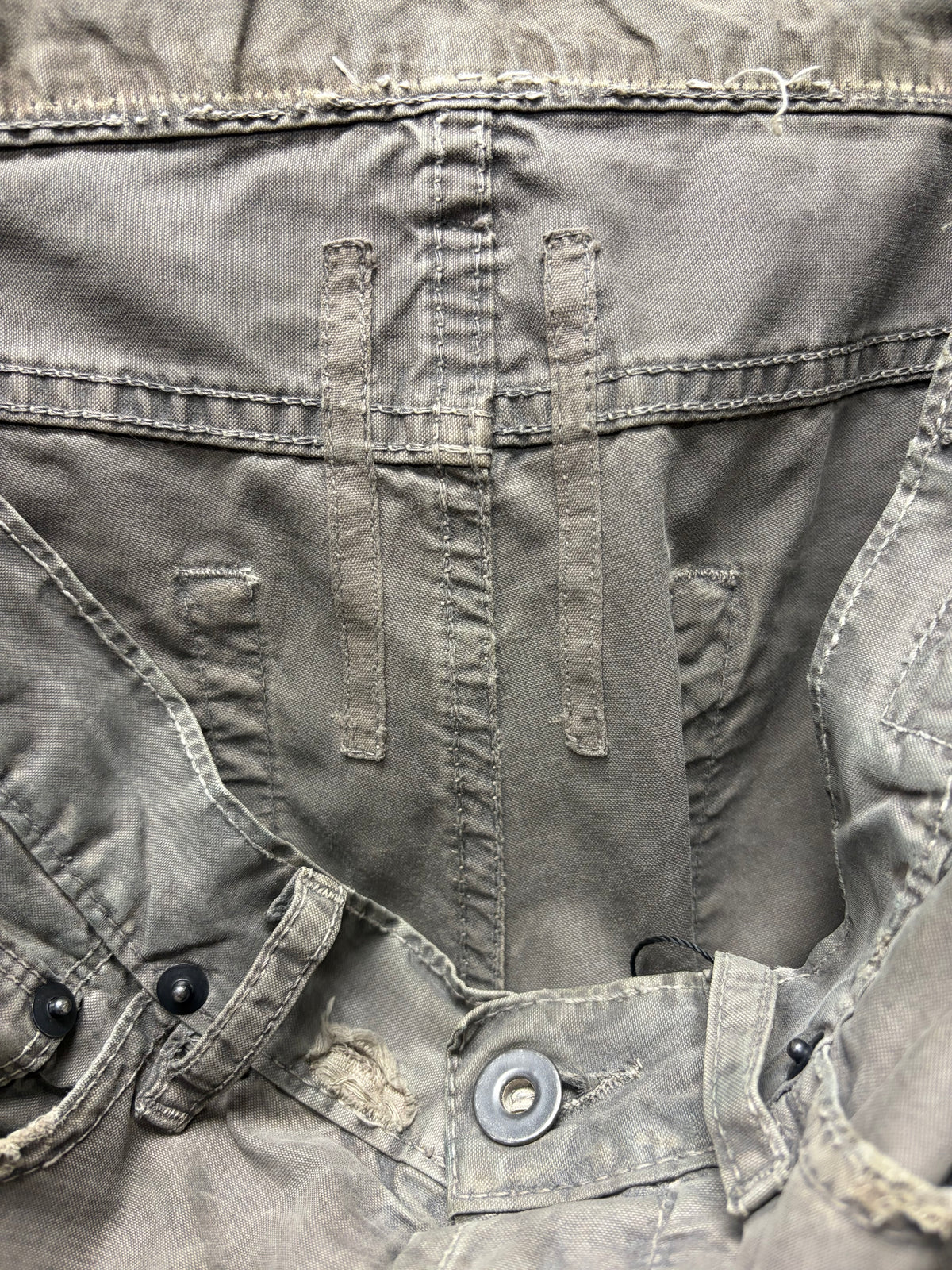 AW2007 Rick Owens DRKSHDW ‘Exploder’ Dust Distressed Skinny Denim