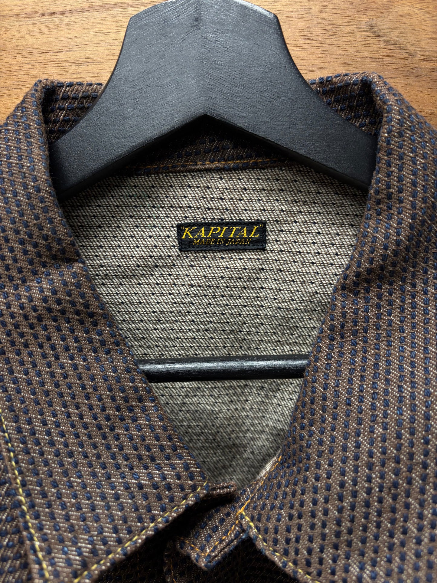 Kapital Brown Denim ‘Century’ Trucker Jacket