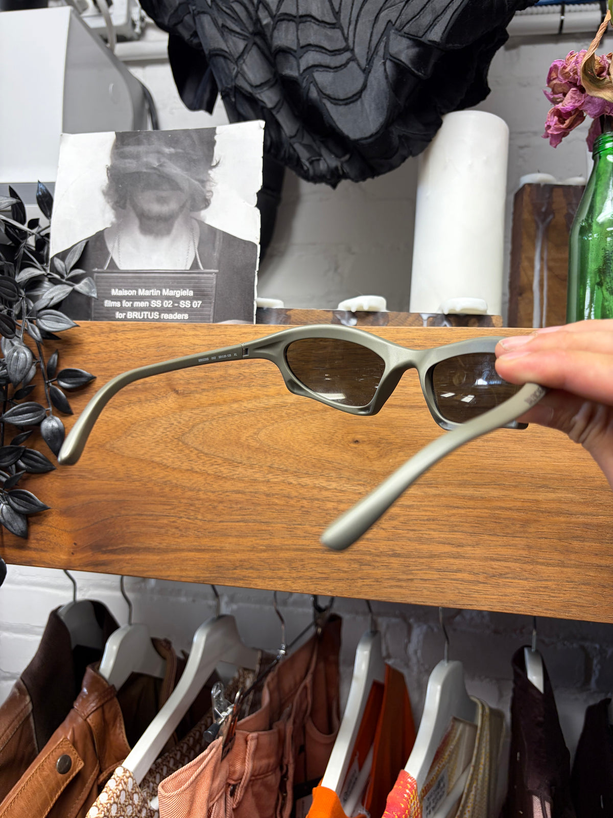 Balenciaga ‘Batwing’ Bronze Cat Eye Sunglasses