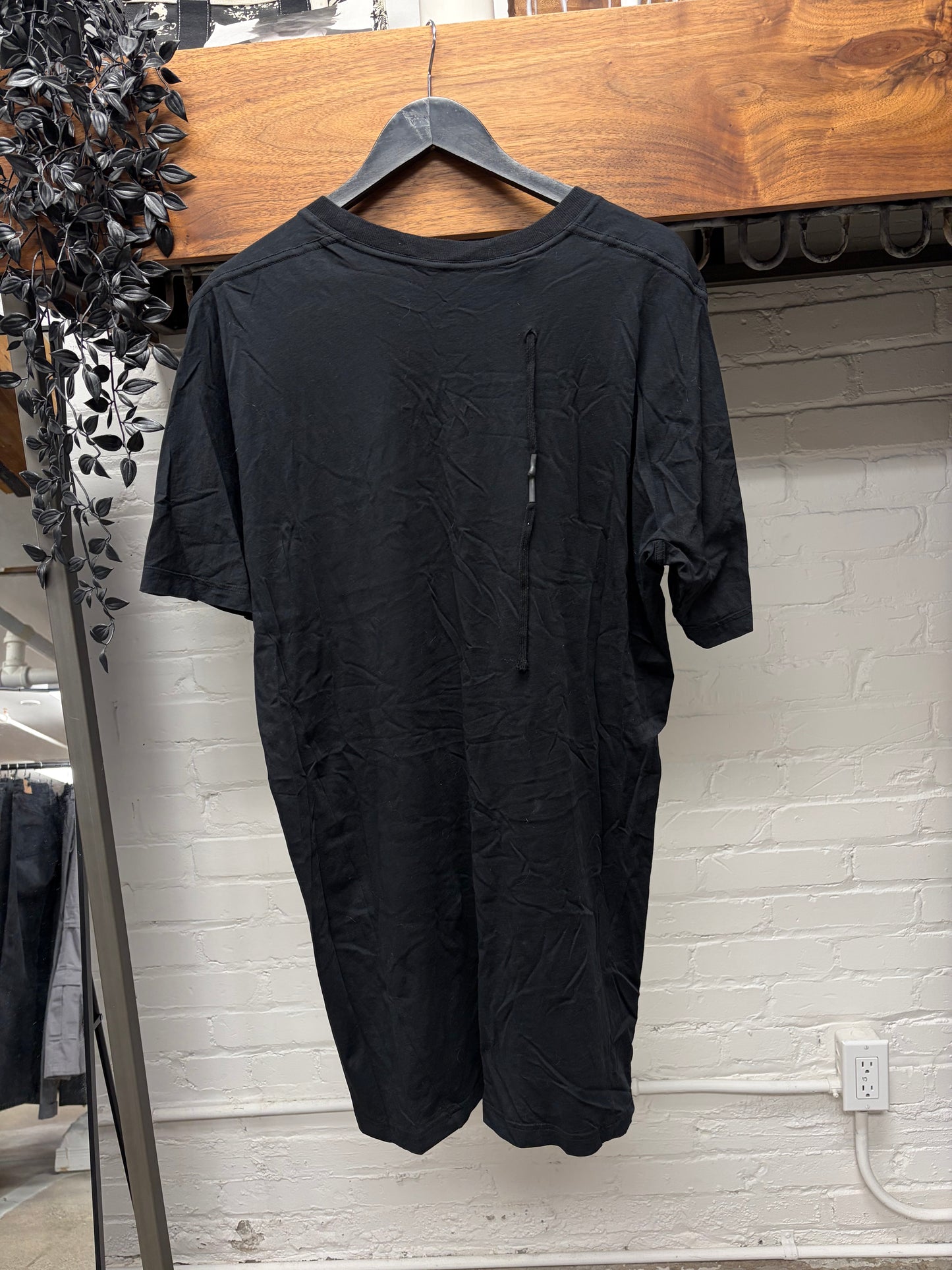 11 by Boris Bidjan Saberi Black Cotton T-Shirt