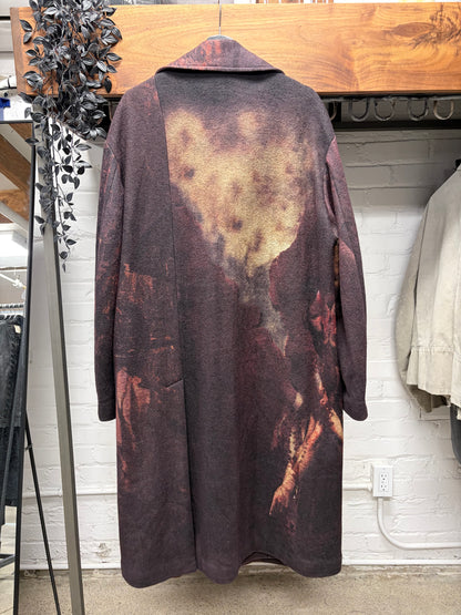 AW2022 Yohji Yamamoto x Bekinski Double Breasted Wool Full Length Coat