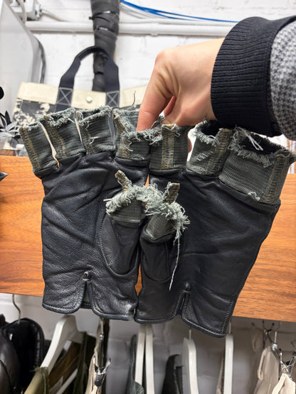 Carol Christian Poell 'AM/2457 ROOMS-PTC/12' Disparate Leather Gloves