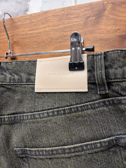 Our Legacy ‘Vast Cut’ Murky Green Denim