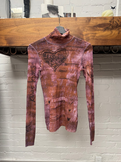 Jean Paul Gaultier x KNWLS Mesh Long Sleeve Shirt