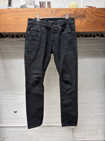 2018 Saint Laurent ‘D18’ Black Skinny Jeans
